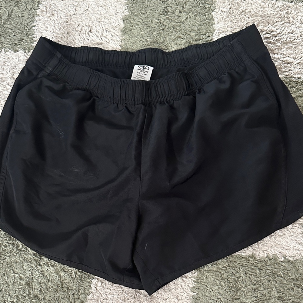 Athletic Works Black Women's Shorts, Size L